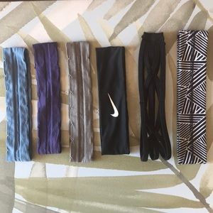 Pack of 6 athletic headbands